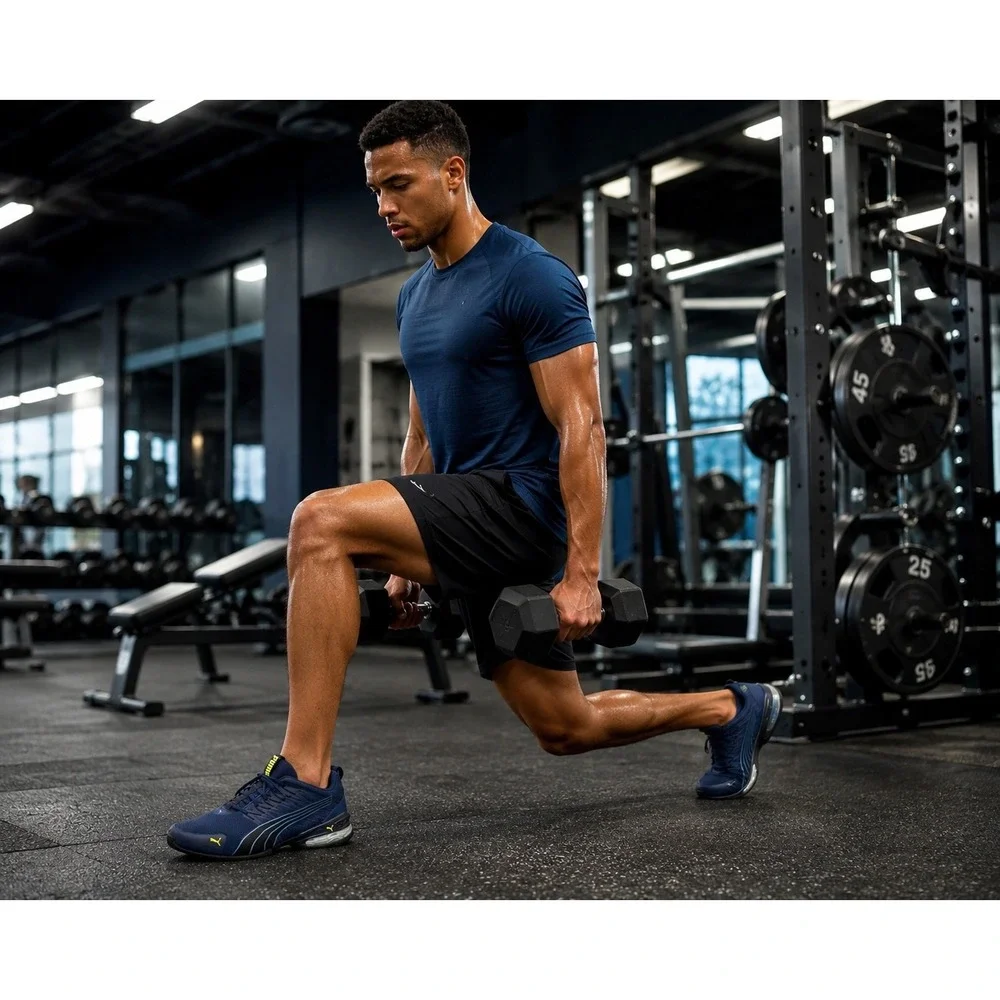 PUMA Voltaic Evo 10 Cell Mens 13 Navy Running Training Athletic Shoes‎ 37960103